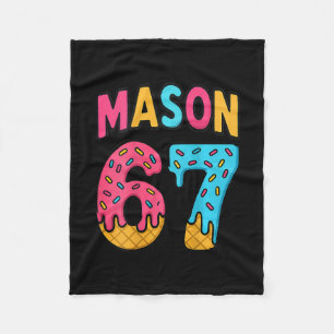 Mason 67 Ijs Meme Grappig Zes Zeven (op Ck) Fleece Deken