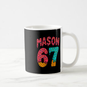 Mason 67 Ijsje Schattig Meme Zes Zeven (op Ck) Koffiemok