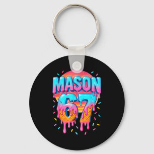 Mason 67 Kostuum Ijsje Baseball Drip 6 7 Meme Sleutelhanger