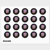 Mason 67 Meme Ijs Bysebyll Drip  Ronde Sticker (Vel)