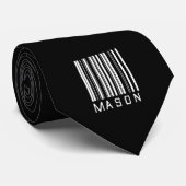 Mason Bar-code Stropdas (Opgerold)