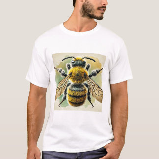 Mason bee Megachile 130924IREF225 - Watercolor T-shirt
