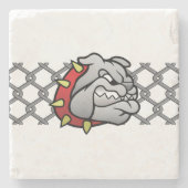 Mason Bulldogs #6 Stenen Onderzetter (Voorkant)
