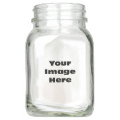 Mason Créez votre propre pot de maçon fait sur commande (Gauche)