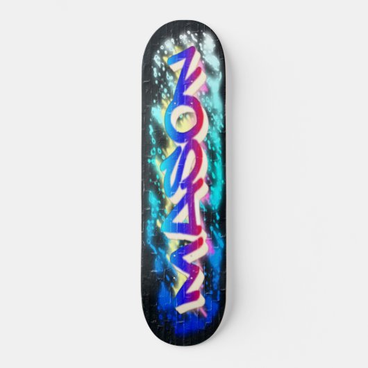 MASON Customisé Graffiti Skateboard (Recto)
