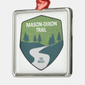 Mason-Dixon Trail Metalen Ornament (Links)