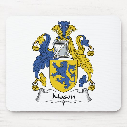 Mason Family Crest Muismat (Voorkant)