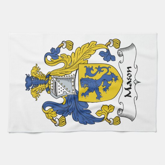 Mason Family Crest Theedoek (Horizontaal)