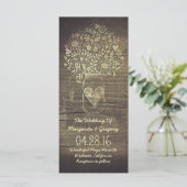 mason floral jar programmes de mariage rustique (Debout devant)