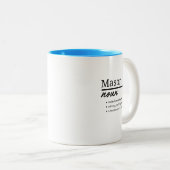 Mason, Garçon Nom Personnalisé Définition Mug (Devant droit)
