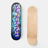 MASON Gepersonaliseerd Graffiti Skateboard (Voorkant)