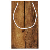 Mason Jar and White Daisies Bedankt voor het huwel Klein Cadeauzakje (Achterkant)