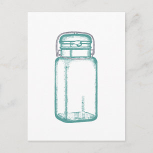 Mason Jar Briefkaart
