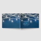 Mason Jar Chaîne Lumière Mariage Livre d'invité (Complet)