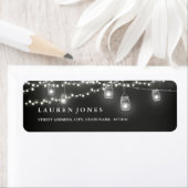 Mason Jar Chalkboard Adresetiketten Etiket (Insitu)