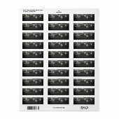 Mason Jar Chalkboard Adresetiketten Etiket (Full Sheet)