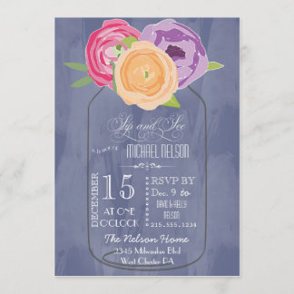 Mason Jar Chalkboard Sip en See Kaart