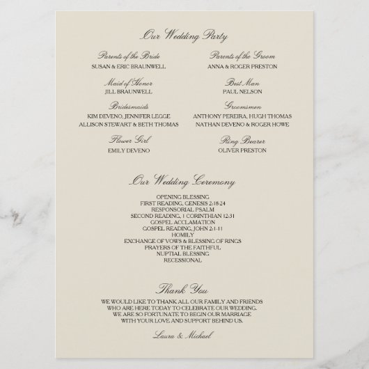 Mason Jar Daisies en Zonnebloemen | Programma (Achterkant)