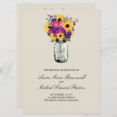 Mason Jar Daisies en Zonnebloemen | Programma (Voorkant / Achterkant)