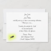 Mason Jar De La Faire-part de mariage Des lucioles (Dos)