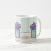Mason Jar De Violets Mug (Devant droit)