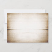 Mason jar en oranje bloemetjes slaan de datumkaart save the date (Achterkant)