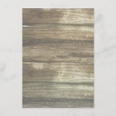 Mason Jar en Succulenten Bruiloft Informatie Gast Informatiekaartje (Achterkant)