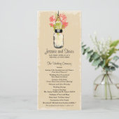  Mason Jar en Wildflowers Programma (Staand voorkant)