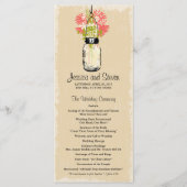 Mason Jar en Wildflowers Programma (Voorkant)