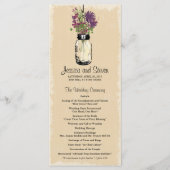 Mason Jar en Wildflowers Programma (Voorkant)