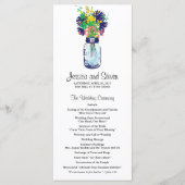 Mason Jar en Wildflowers Programma (Voorkant)