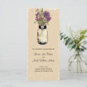  Mason Jar en Wildflowers Programma (Staand voorkant)