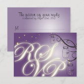 Mason Jar et Firefly RSVP - Raisin pourpre (Devant / Derrière)