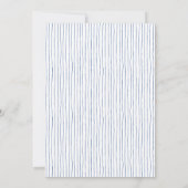 Mason Jar et Fleur sauvage Invitation de douche nu (Dos)