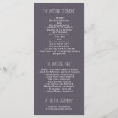 mason jar et lucioles programmes de mariage rustiq (Dos)