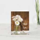 Mason Jar et White Daisies Pays Merci (Devant)