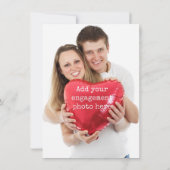 Mason Jar Faire-part de mariage avec Fiançailles P (Dos)