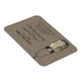 Mason Jar & Fireflies Save the Date Magneet (Rechterzijde)