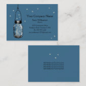  Mason Jar & Fireflies Visitekaartje (Voorkant / Achterkant)