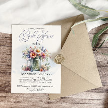 Mason Jar Floral Bouquet Vrijgezellenfeest