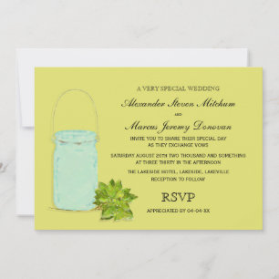 Mason Jar Gay Wedding Uitnodiging