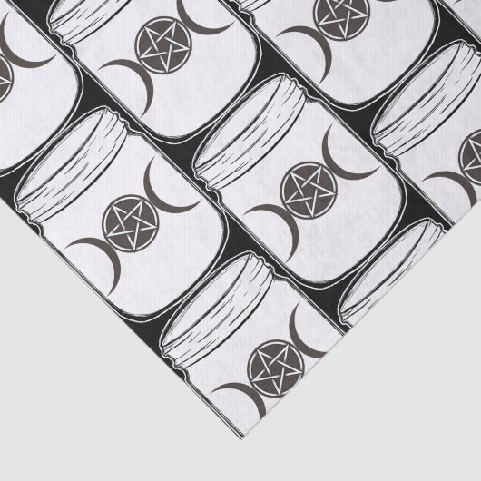 Mason Jar Halloween Party Tissuepapier (Detail)