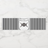 Mason Jar Halloween Party Waterfles Etiket (Enkel label)