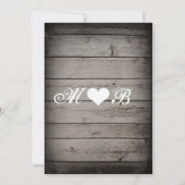 Mason Jar Lavender Rustic Wood Wedding Invitations (Dos)