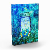 Mason jar lightning bug glanzend firefly fotoblokken (Links)