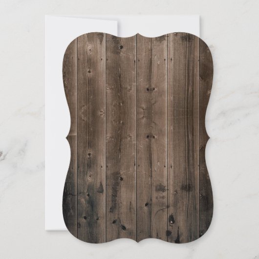 Mason Jar - Lumières de chaîne 5x7 Faire-part de m (Dos)