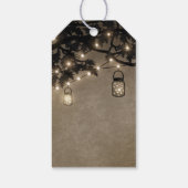  Mason Jar Oak Tree Bruiloft Dank u Labels Cadeaulabel (Achterkant)