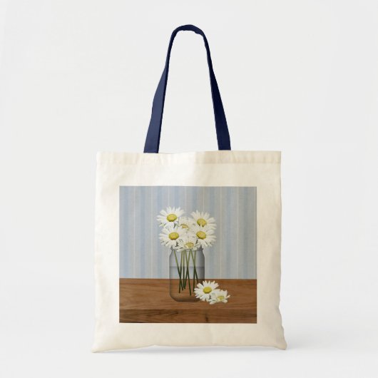 Mason Jar of Daisies Bag Tote Bag (Voorkant)