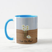 Mason Jar Of Daisies Mère's Day Mug (Gauche)