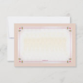 Mason Jar of Love Carte RSVP (Dos)